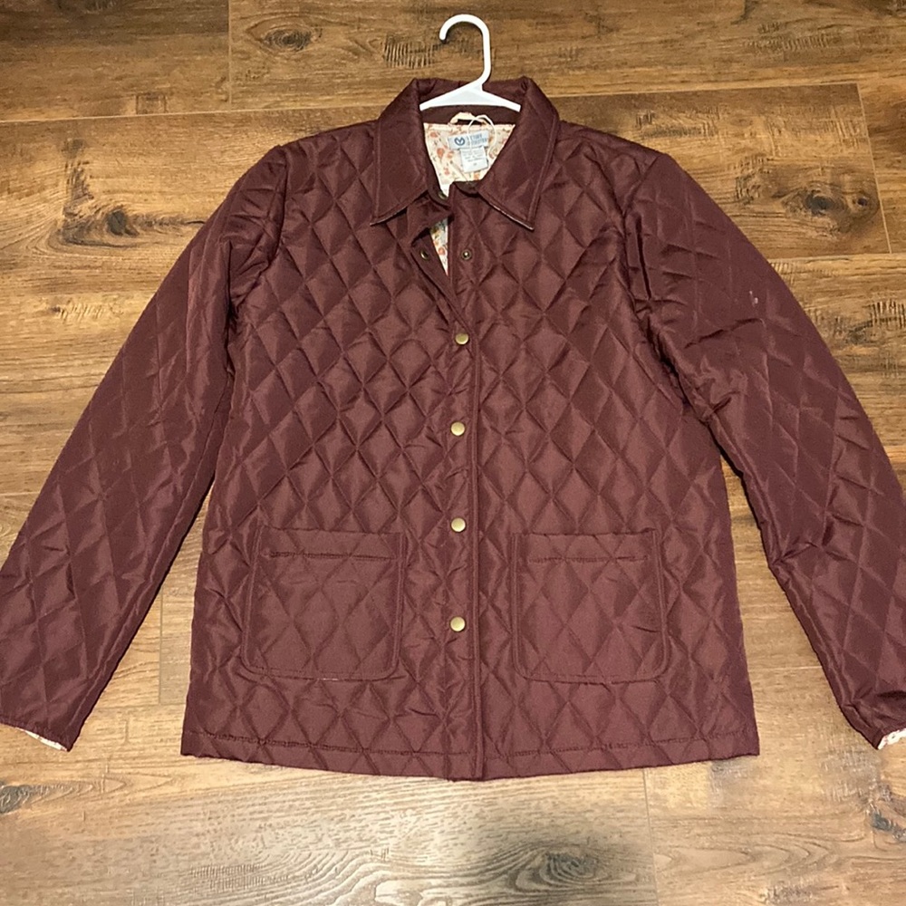 womens nylon puff jacket size m